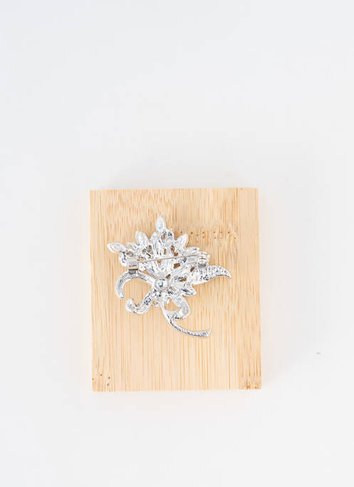 Broche argent TATA GISELE pour femme