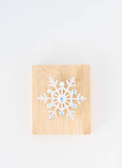 Broche argent TATA GISELE pour femme