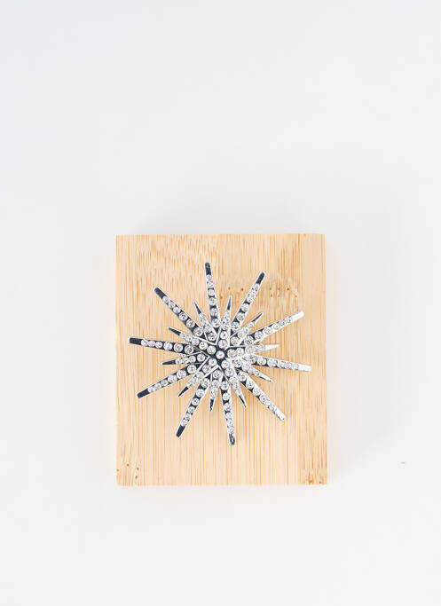 Broche argent TATA GISELE pour femme