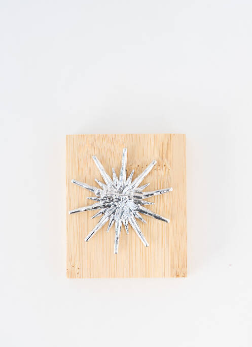 Broche argent TATA GISELE pour femme