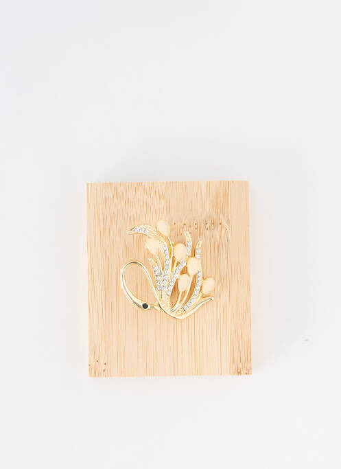 Broche or TATA GISELE pour femme