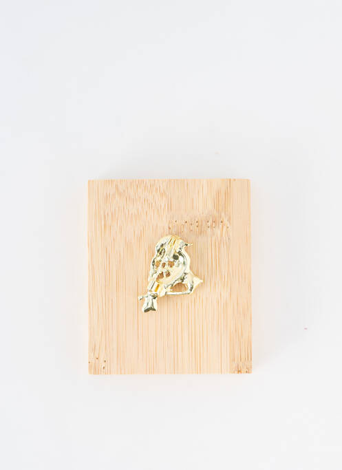 Broche or TATA GISELE pour femme