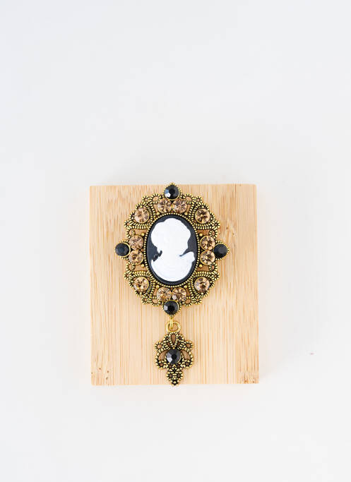 Broche noir TATA GISELE pour femme