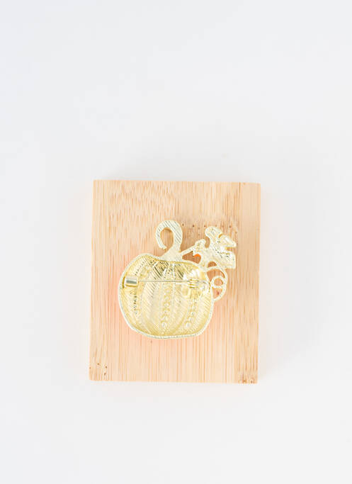 Broche orange TATA GISELE femme