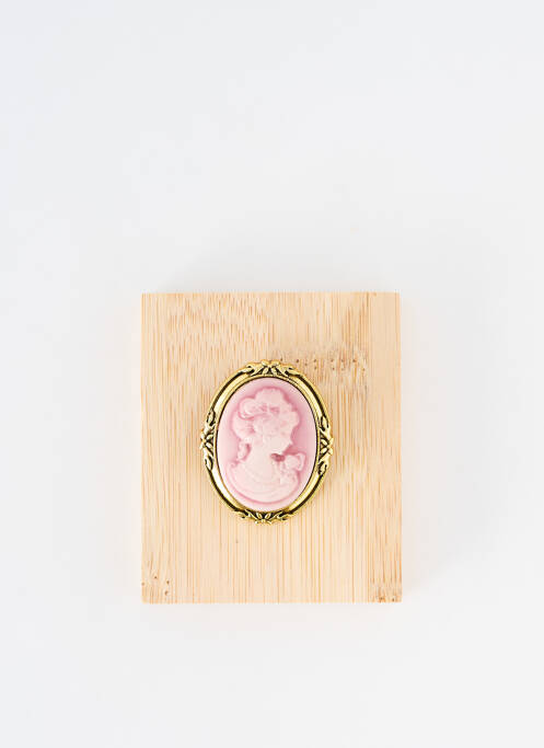 Broche rose TATA GISELE pour femme