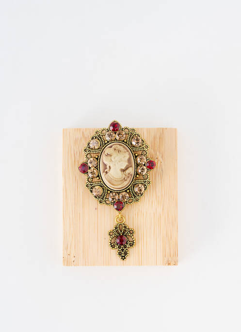 Broche rouge TATA GISELE pour femme