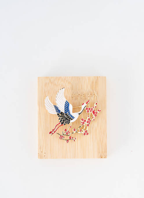 Broche rouge TATA GISELE pour femme