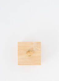 Piercing matériaux métal or TATA GISELE femme
