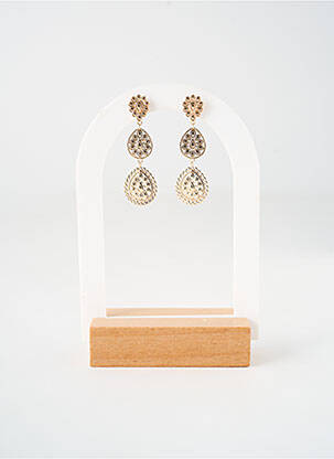 Boucles d’oreilles matériaux plaqué or or TATA GISELE femme