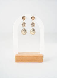 Boucles d’oreilles matériaux plaqué or or TATA GISELE femme