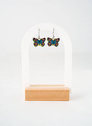 Boucles d’oreilles imprimé argent TATA GISELE femme