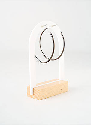 Boucles d’oreilles matériaux métal noir TATA GISELE femme