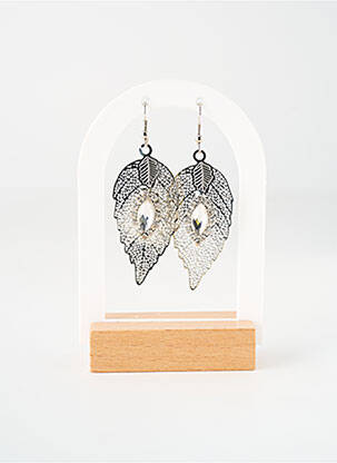 Boucles d’oreilles ornement oxyde de zirconium argent TATA GISELE femme