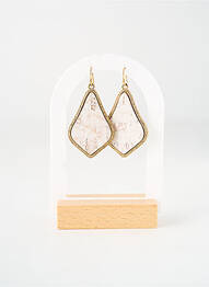 Boucles d’oreilles matériaux métal or TATA GISELE femme