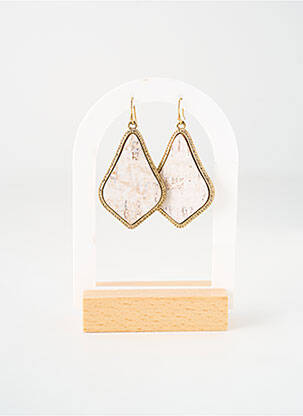 Boucles d’oreilles fermeture crochet or TATA GISELE femme