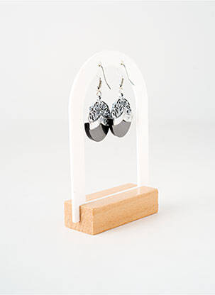 Boucles d’oreilles matériaux métal argent TATA GISELE femme