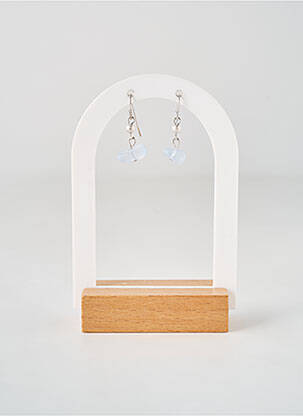 Boucles d’oreilles matériaux métal argent TATA GISELE femme