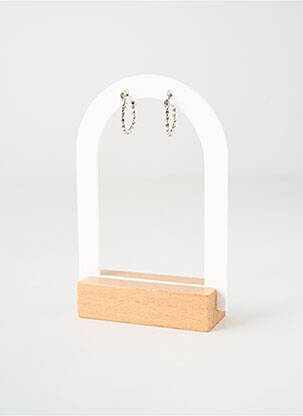 Boucles d’oreilles matériaux métal argent TATA GISELE femme
