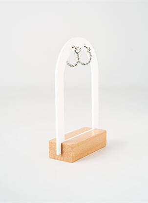 Boucles d’oreilles matériaux métal argent TATA GISELE femme