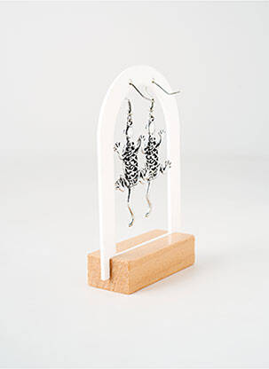 Boucles d’oreilles matériaux métal argent TATA GISELE femme