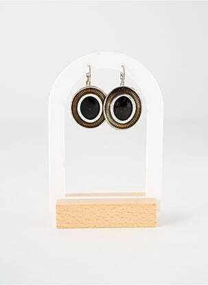 Boucles d’oreilles matériaux métal argent TATA GISELE femme