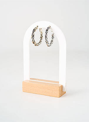 Boucles d’oreilles matériaux métal argent TATA GISELE femme