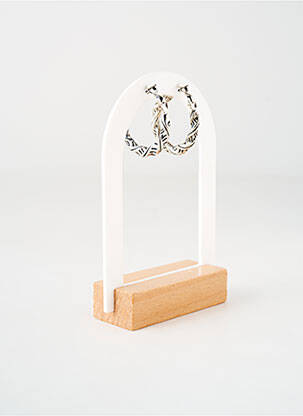 Boucles d’oreilles matériaux métal argent TATA GISELE femme