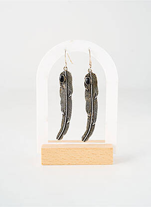 Boucles d’oreilles matériaux métal argent TATA GISELE femme