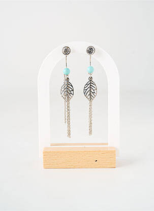 Boucles d’oreilles matériaux métal argent TATA GISELE femme
