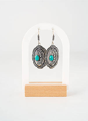 Boucles d’oreilles matériaux métal argent TATA GISELE femme