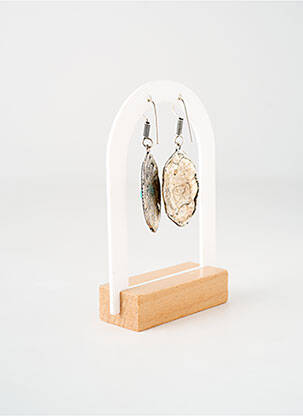 Boucles d’oreilles matériaux métal argent TATA GISELE femme