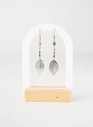Boucles d’oreilles matériaux métal argent TATA GISELE femme