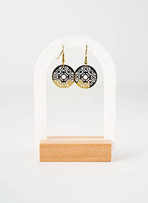 Boucles d’oreilles matériaux métal or TATA GISELE femme