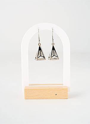 Boucles d’oreilles matériaux métal argent TATA GISELE femme