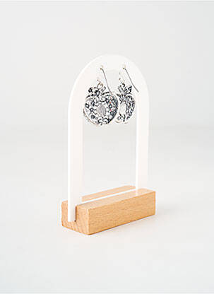 Boucles d’oreilles ornement oxyde de zirconium rose TATA GISELE femme