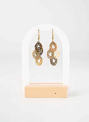 Boucles d’oreilles fermeture crochet or TATA GISELE femme