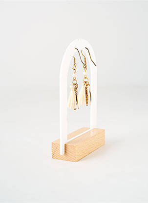 Boucles d’oreilles ornement breloque / pampille or TATA GISELE femme