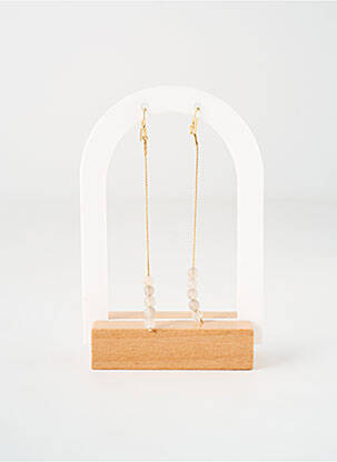 Boucles d’oreilles fermeture crochet or TATA GISELE femme