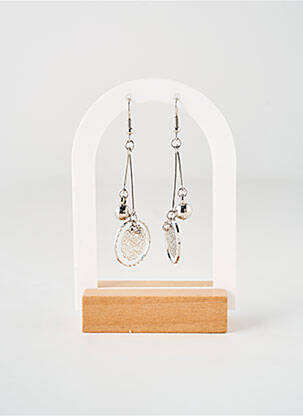 Boucles d’oreilles matériaux métal argent TATA GISELE femme