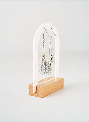 Boucles d’oreilles matériaux métal argent TATA GISELE femme