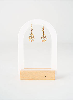 Boucles d’oreilles fermeture crochet or TATA GISELE femme