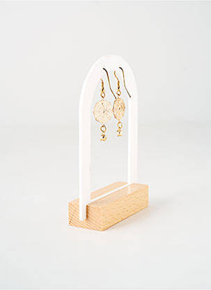 Boucles d’oreilles ornement oxyde de zirconium or TATA GISELE femme