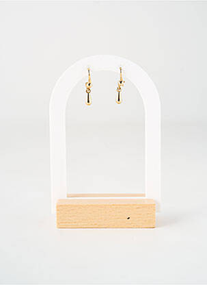 Boucles d’oreilles matériaux métal or TATA GISELE femme