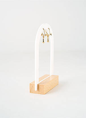 Boucles d’oreilles matériaux métal or TATA GISELE femme