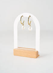 Boucles d’oreilles blanc TATA GISELE pour femme seconde vue