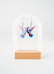 Boucles d’oreilles bleu TATA GISELE pour femme seconde vue