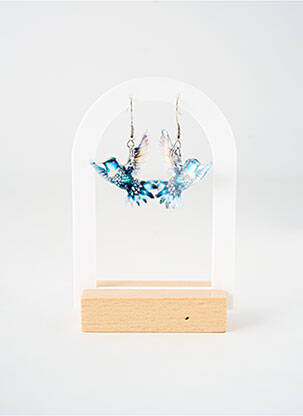 Boucles d’oreilles bleu TATA GISELE pour femme