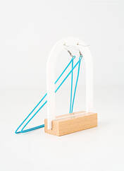 Boucles d’oreilles bleu TATA GISELE pour femme seconde vue