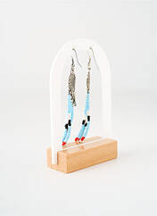 Boucles d’oreilles bleu TATA GISELE pour femme seconde vue