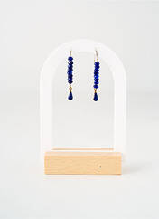 Boucles d’oreilles bleu TATA GISELE pour femme seconde vue